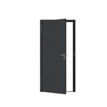 American Standard Size UL Listed Fire Rated Steel Hollow Metal Commercial Door With Panic Push Bar And Glass